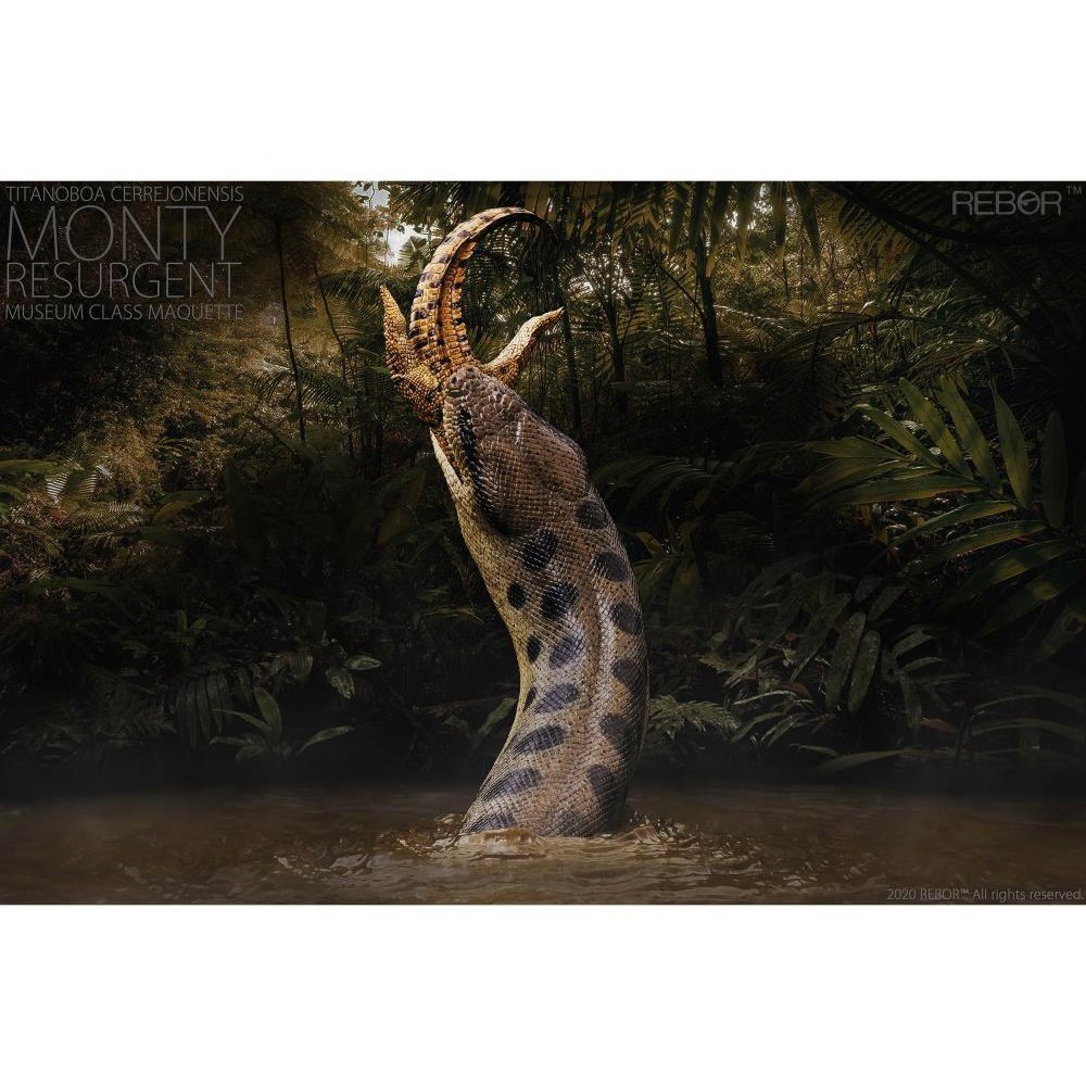 Museum Class Maquette Titanoboa Cerrejonensis ''Monty Resurgent'' toysmaster