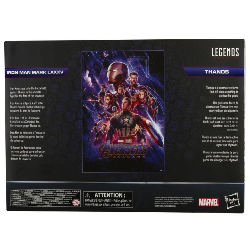 Marvel Legends The Infinity Saga Avengers: Endgame - Iron Man Mark 85 vs Thanos 2-Pack