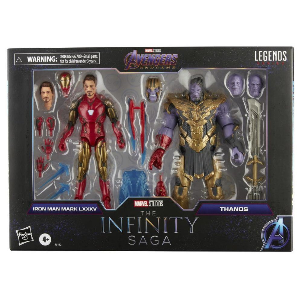 Marvel Legends The Infinity Saga Avengers: Endgame - Iron Man Mark 85 vs Thanos 2-Pack