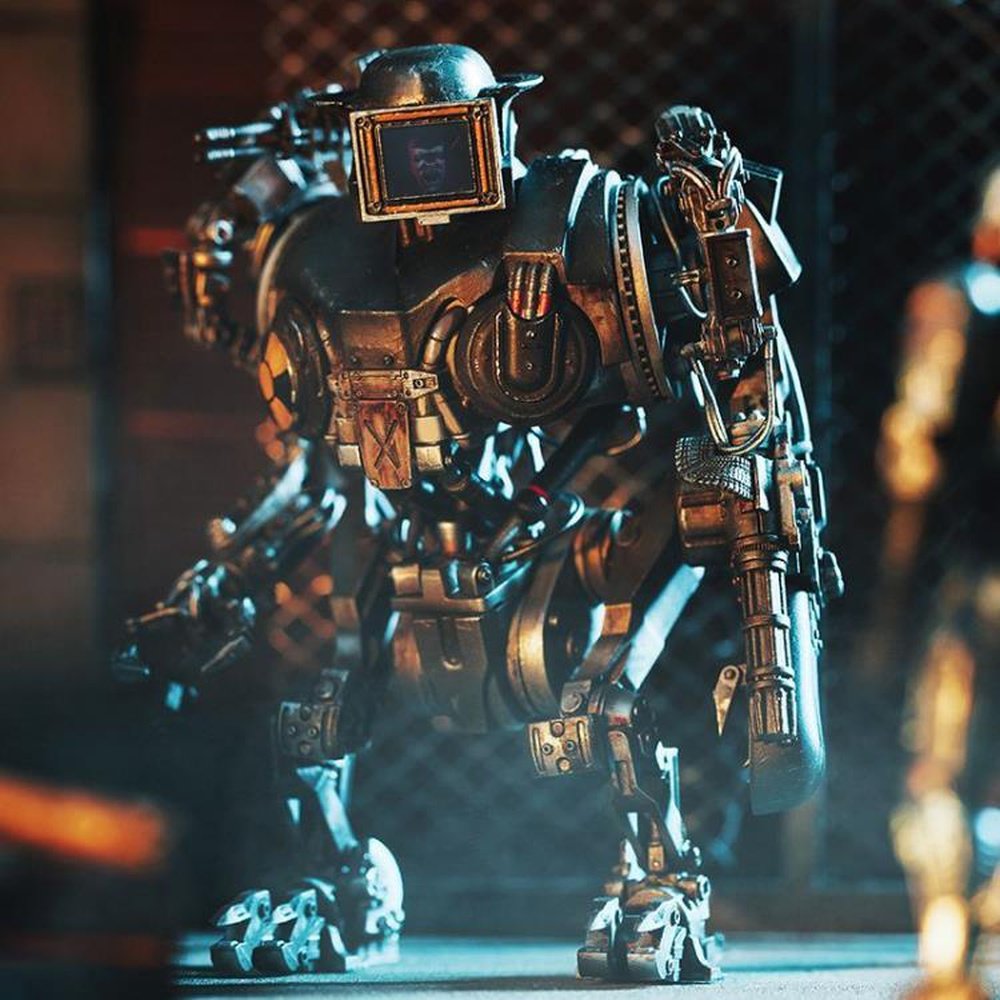 *PRE-VENTA* RoboCop 2 Cain Battle Damaged Robot PX Previews Exclusive 1/18 toysmaster
