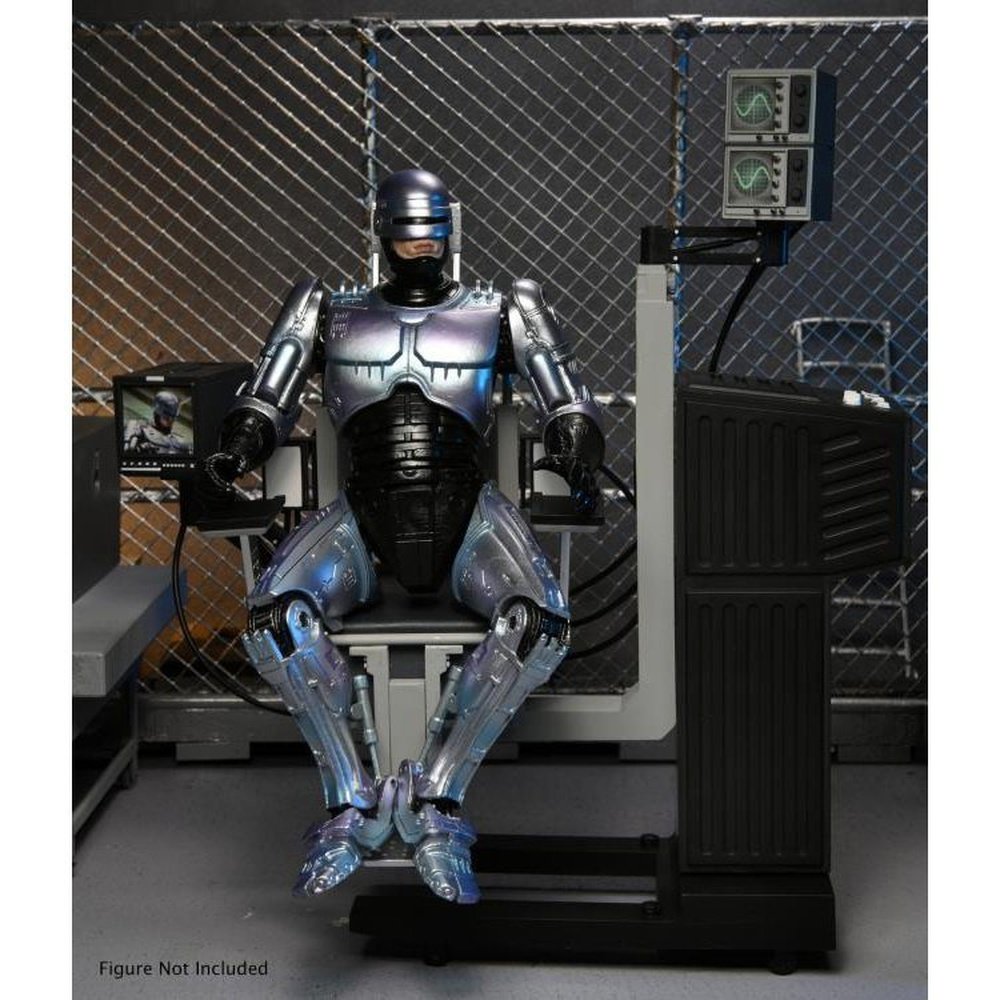 Ultimate Battle Damaged RoboCop con Silla