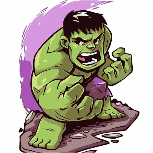 Pintura Óleo Digital - Avengers: Hulk toysmaster