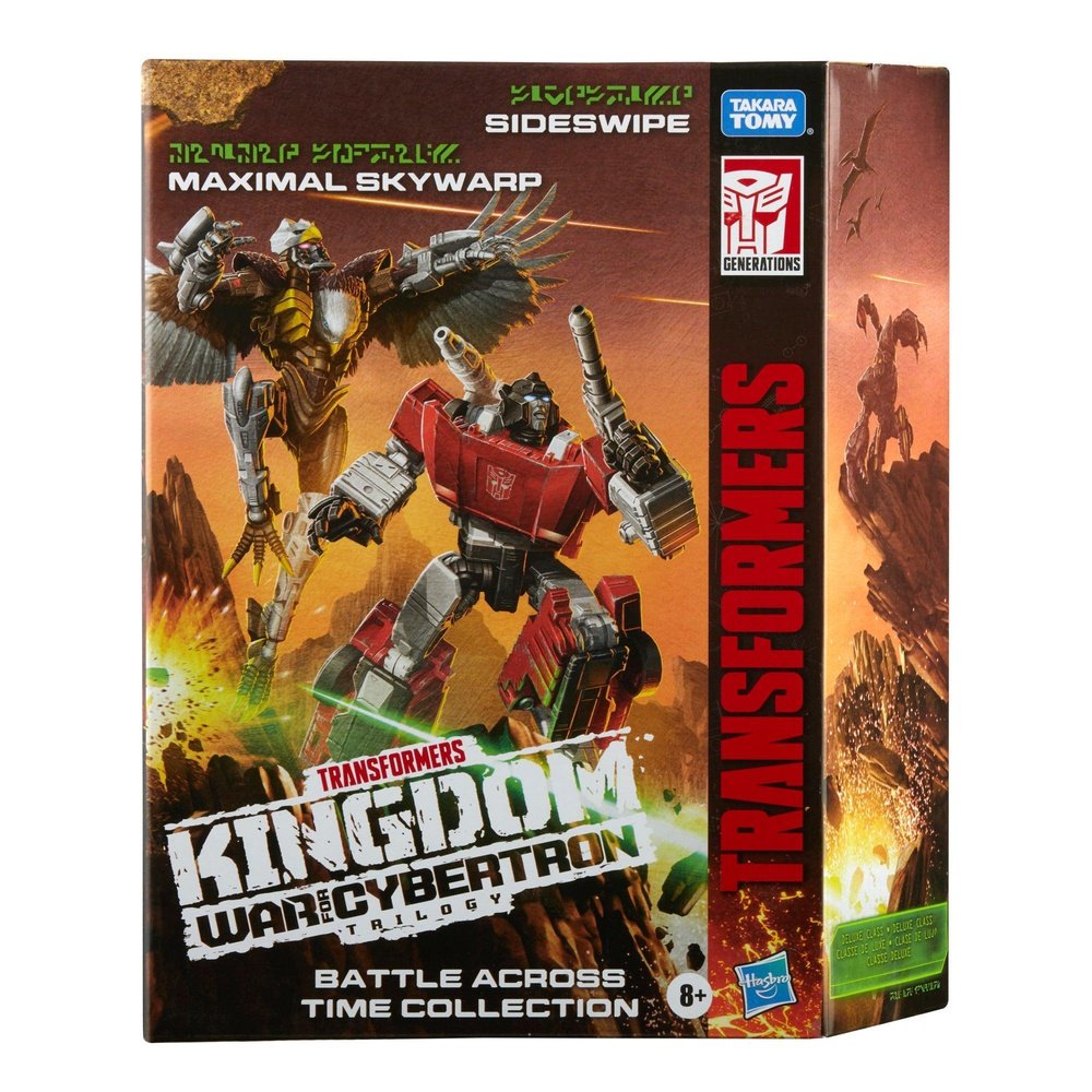 Transformers Kingdom Battle Across Time Collection Deluxe WFC-K42 Sideswipe & Maximal Skywarp