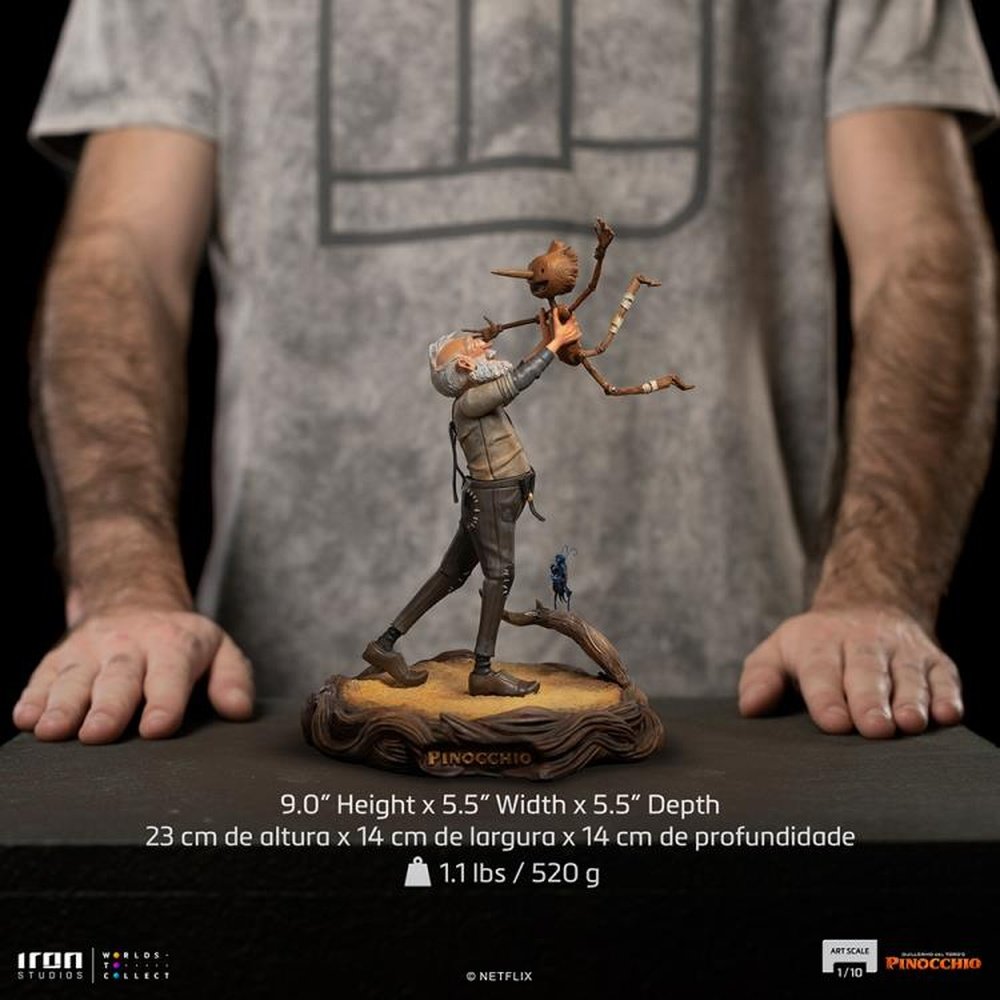 Pinocchio 2022 Geppetto & Pinocchio Art Scale Limited Edition 1/10
