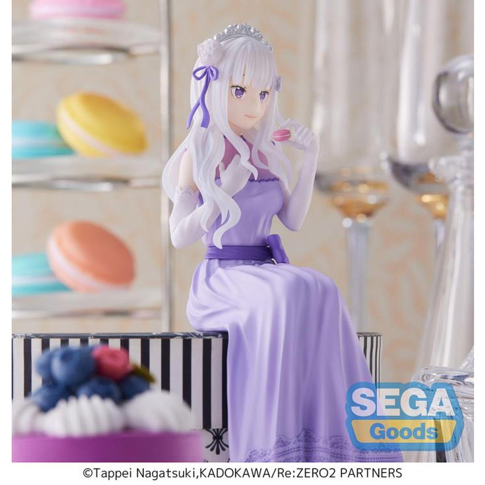 Re:Zero Starting Life in Another World Emilia Dressed Up Party Ver. Premium Perching