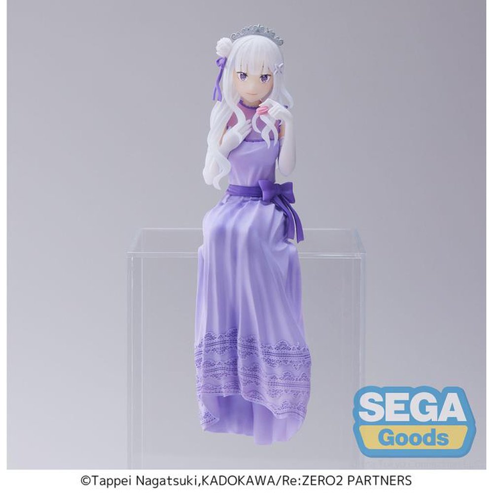 Re:Zero Starting Life in Another World Emilia Dressed Up Party Ver. Premium Perching