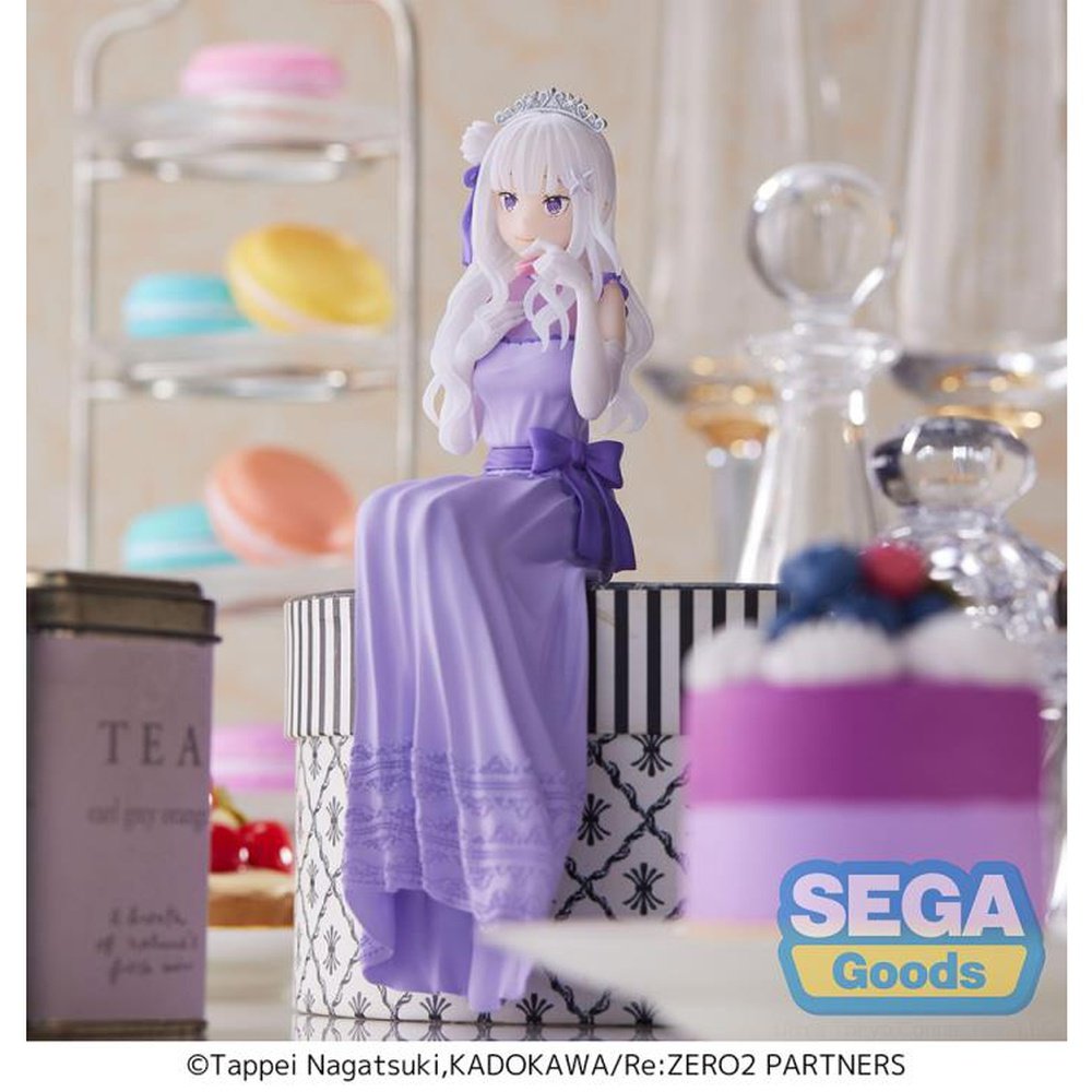 Re:Zero Starting Life in Another World Emilia Dressed Up Party Ver. Premium Perching