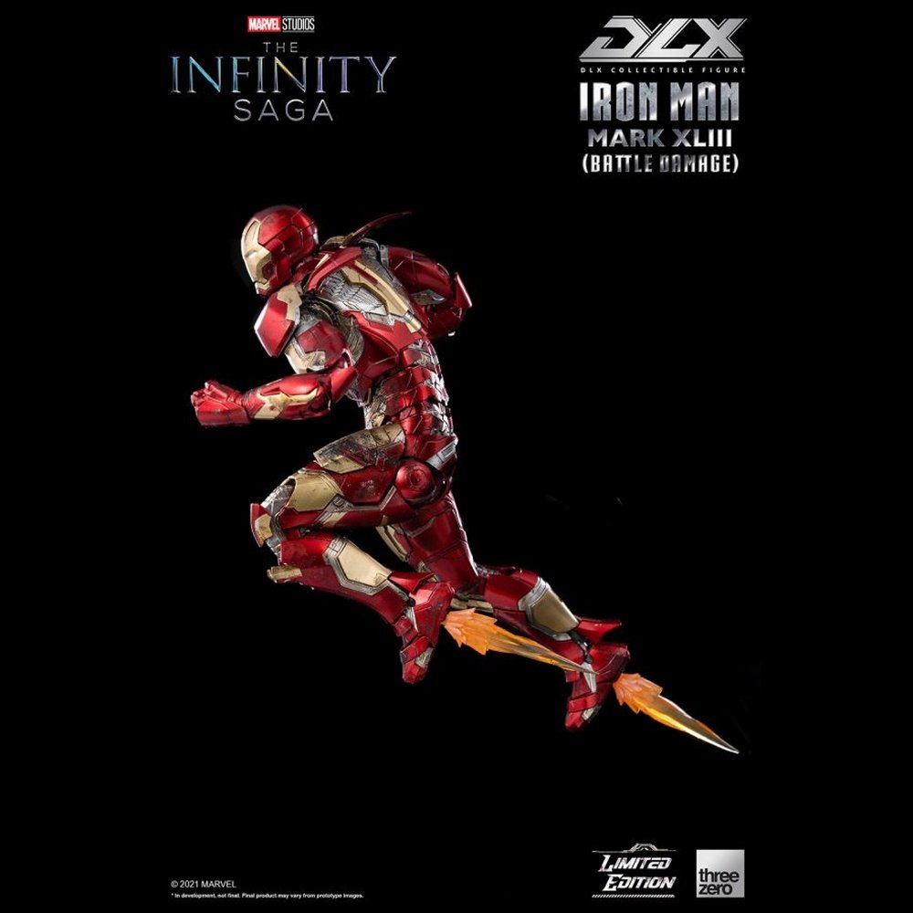 Avengers: Infinity Saga DLX Iron Man Mark 43 Battle Damage 1/12
